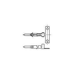 100 pcs : 770983-1 (Cut Strip) - Pin & Socket Connectors PIN 24-18 AWG TIN Cut Strip of 100