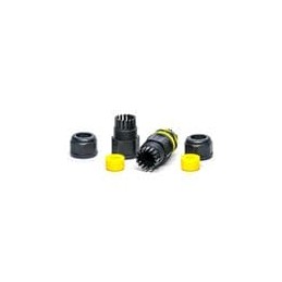 1 pcs : SC-L-PG11-02-YW - Standard Circular Connector PG11-02 YELLOW SEAL 2P SCREW 6.6-8.5MM
