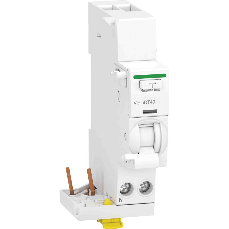 1 pcs - Schneider Electric Vigi IDT40 RCD, 40A, 1P+N Pole, 30mA