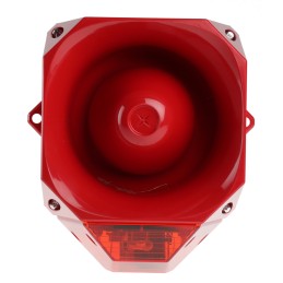 1 pcs - Eaton Series Red Sounder Beacon, 230 V ac, IP66, Wall Mount, 110dB at 1 Metre
