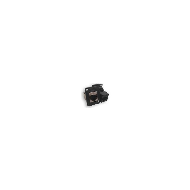 1 pcs : EHRJ45P6AS - Modular Connectors / Ethernet Connectors RJ45 CAT 6A Feedthru Shielded