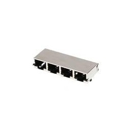 1 pcs : 44560-0024 - Modular Connectors / Ethernet Connectors MODJACK RA COMPACT CAT 5 PTH SHIELDED