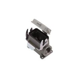 1 pcs : T1660103232-000 - Heavy Duty Power Connectors Hood 94MM L 74MM H 57MM W 2xM32 Side