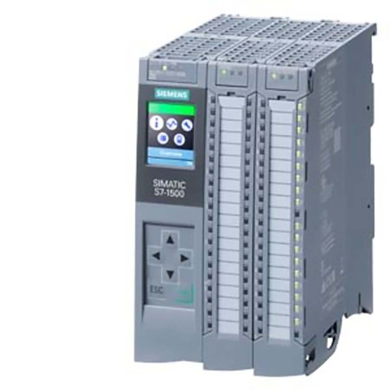 1 pcs - Siemens SIMATIC S7-1500 Series PLC CPU for Use with SIMATIC S7-1500, 16 (Digital) 5 (Analogue)-Input, Analogue, Digital