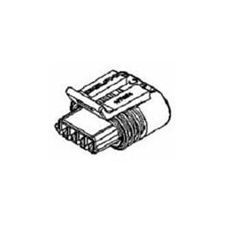 1 pcs : 12162189 - Automotive Connectors 4P FM BLK CON ASSY 150.2 SERIES