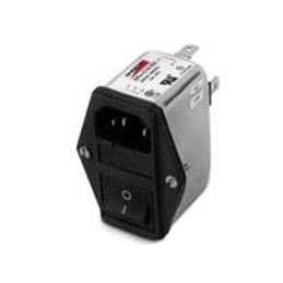 1 pcs : AFM-C10 - AC Power Entry Modules Single Phase , IEC Inlet Power line Filter with Fuse and Switch 250VAC , 10Amp , 50/60H