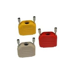 1 pcs : 972-009-01SR041 - D-Sub Backshells Slimline 9POS PA GRN