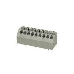 1 pcs : TBL002A-350-09GY-2GY - Fixed Terminal Blocks Terminal block, screwless, 3.50, 45, 9 poles, cool gray