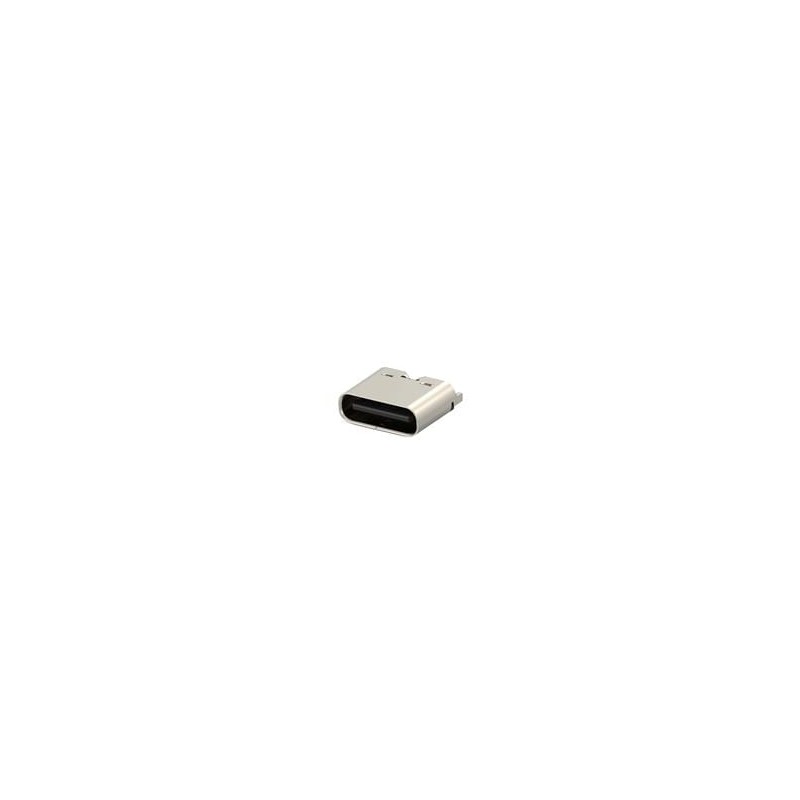 1 pcs : 2480803-1 - USB Connectors USB-C Charge Only Receptacle,6 Pin, Vertical, Short, 3u GF