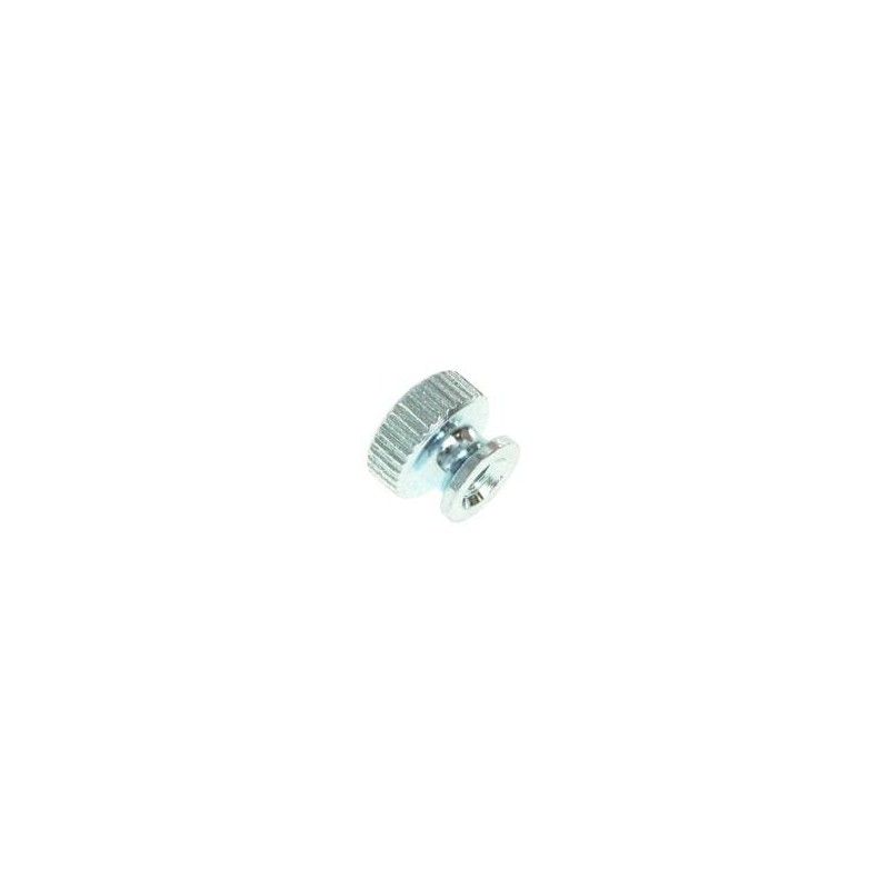 1 pcs : M3561-B-12 - Screws & Fasteners Rnd Thumb Nut BCZ M3X0.5 6mm