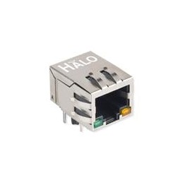 1 pcs : HFJ11-2G48E-L12RL - Modular Connectors / Ethernet Connectors FastJack 1X1 Tab Dwn RJ45 2.5G G/Y LED