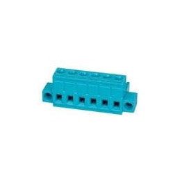 1 pcs : TBP01P1W-508-06BE - Pluggable Terminal Blocks Terminal block, pluggable, w screw lock, 5.08, plug, 6 pole, blue