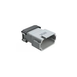 1 pcs : AT16-15PA-EK02 - Automotive Connectors 15 Position Receptacle, Pin, Keyed A, End Cap, Reduced Diameter Seal, Gray