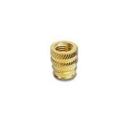 1 pcs : 3816X625H - Screws & Fasteners Tri-Star Tapered Brass Heat-Set Threaded Inserts, 3/8'-16 Thread Size, 0.625' Installed L