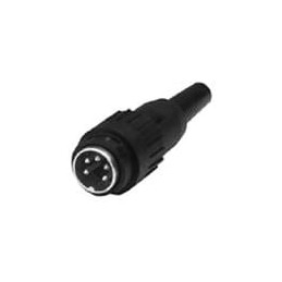 1 pcs : T3429-501 - DIN Connectors MALE CABLE CONNECTOR 6 WAY