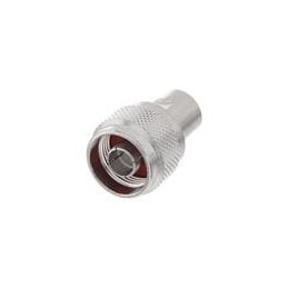 1 pcs : R161010000W - RF Connectors / Coaxial Connectors N / STRAIGHT PLUG CLAMP TYPE CABLE 5/50 S+D