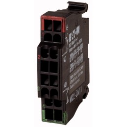 1 pcs - Eaton M22 Series Contact Block for Use with NZM1, 220 V dc, 240V ac, 1NO + 1NC