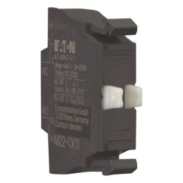 1 pcs - Eaton M22 Series Contact Block for Use with NZM1, 220 V dc, 240V ac, 1NO + 1NC