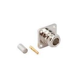 1 pcs : 082-5372 - RF Connectors / Coaxial Connectors 4H FLNG JCK RG142