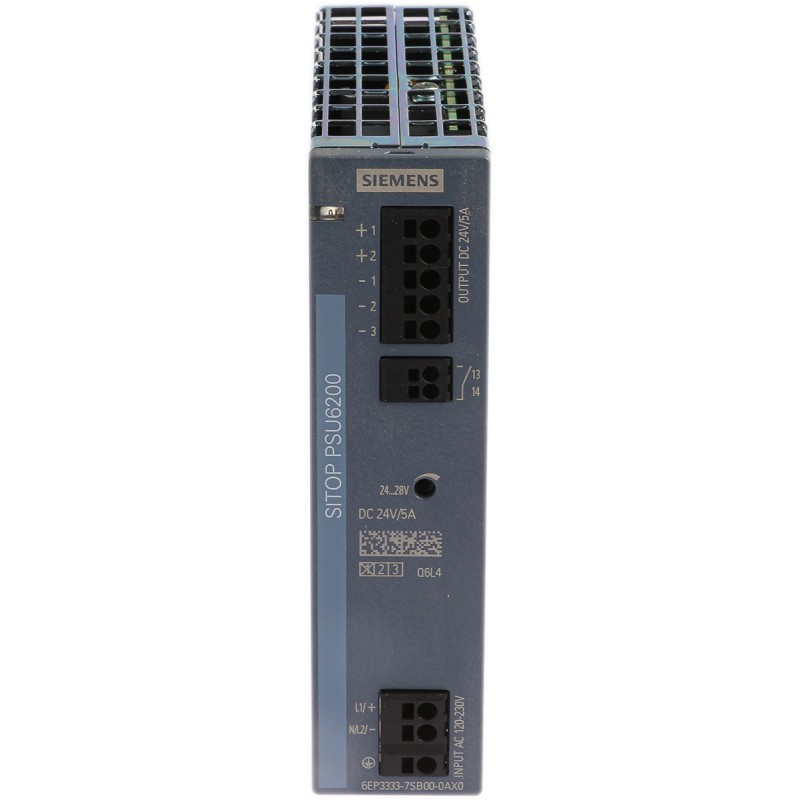 1 pcs - Siemens SITOP PSU6200 Switch Mode DIN Rail Power Supply, 85 - 264V ac ac, dc Input, 24V dc dc Output, 5A Output,