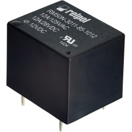 1 pcs - Relpol PCB Mount Power Relay, 3V dc Coil, 12A Switching Current