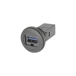 1 pcs : 09454521904 - USB Connectors har-port USB 3.0 A-A PFT black