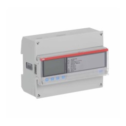 1 pcs - ABB 3 Phase LCD Energy Meter, Type Transformer Connected
