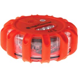 1 pcs - Nightsearcher Red Multiple Effect Beacon, Magnetic Mount, LED Bulb, IP65