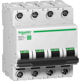 1 pcs - Schneider Electric Multi 9 C60SP MCB, 4P, 63A Curve C, 440V AC, 15 kA Breaking Capacity