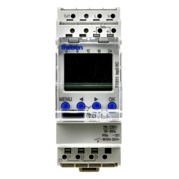1 pcs - Theben Digital DIN Rail Time Switch 110 - 230 V ac, 1-Channel
