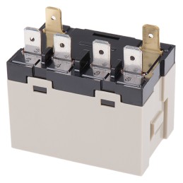 1 pcs - Omron Panel Mount Power Relay, 24V dc Coil, 25A Switching Current, DPST