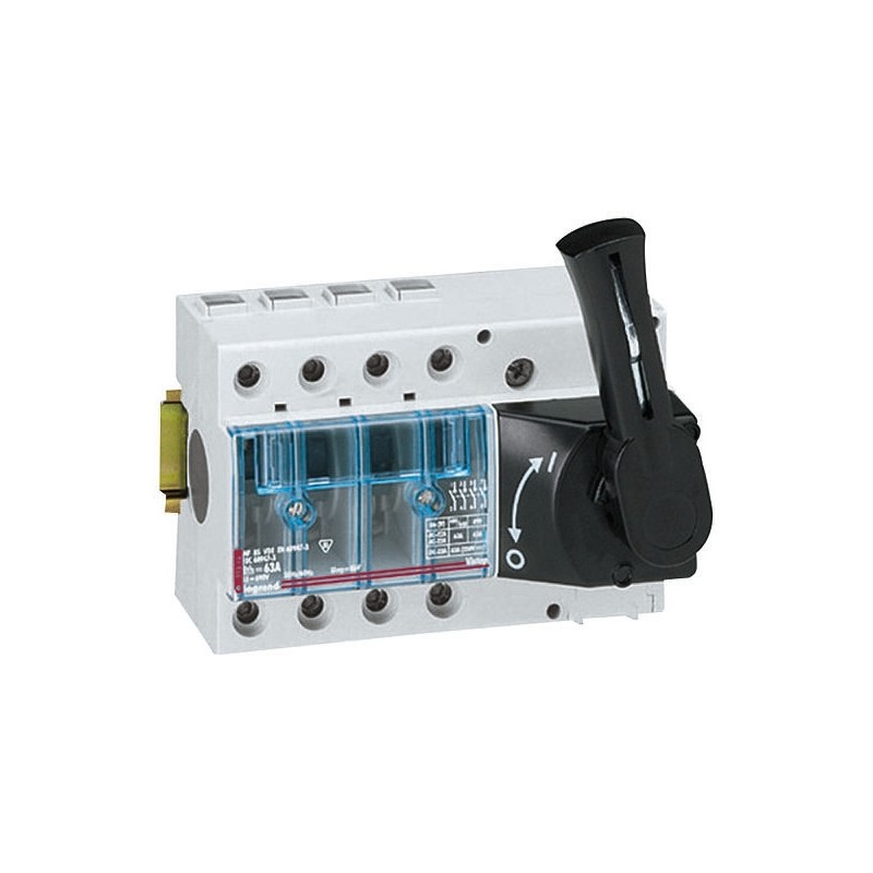 1 pcs - Legrand Vistop MCB, 3P Poles, 63A, 400V AC, 15 kA Breaking Capacity, MCB