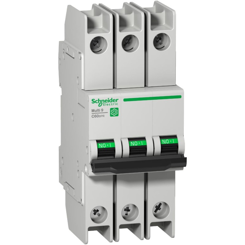 1 pcs - Schneider Electric Multi 9 MCB Mini Circuit Breaker, 3P, 35A Curve C, 277V AC