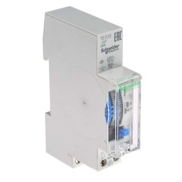 1 pcs - Schneider Electric Analogue DIN Rail Time Switch 230 V ac, 1-Channel