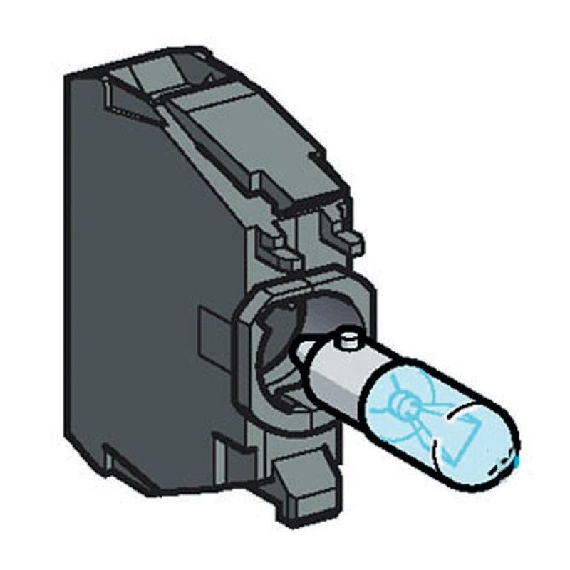 1 pcs - Schneider Electric Push Button Lamp for Use with Series XACA / XACB / XACM and XY2C