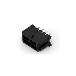 1 pcs : 3-2204801-8 - Power to the Board MICRO-HI HEADER VERTICAL DIP 8P