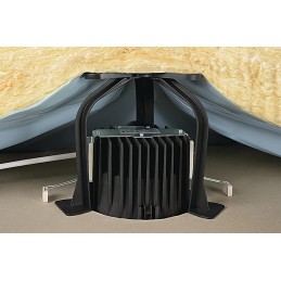 1 pcs - HellermannTyton Lighting Cover for use with Reel insulations with Downlights with large dimensions,157mm Length,