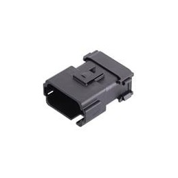 1 pcs : AT16-15PA-K003 - Automotive Connectors 15 Position Receptacle, Pin,Keyed A, End Cap, Reduced Diameter Seal, Black