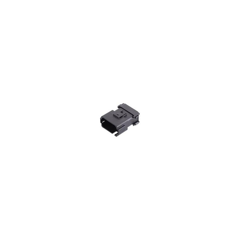 1 pcs : AT16-15PA-K003 - Automotive Connectors 15 Position Receptacle, Pin,Keyed A, End Cap, Reduced Diameter Seal, Black