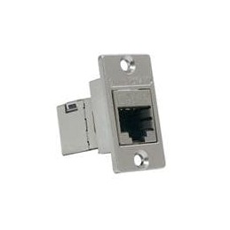 1 pcs : NHRJ45D6AS - Modular Connectors / Ethernet Connectors RJ45 FT Narrow PnlMnt Conn CAT6A Shielded