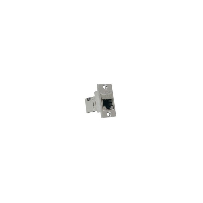 1 pcs : NHRJ45D6AS - Modular Connectors / Ethernet Connectors RJ45 FT Narrow PnlMnt Conn CAT6A Shielded