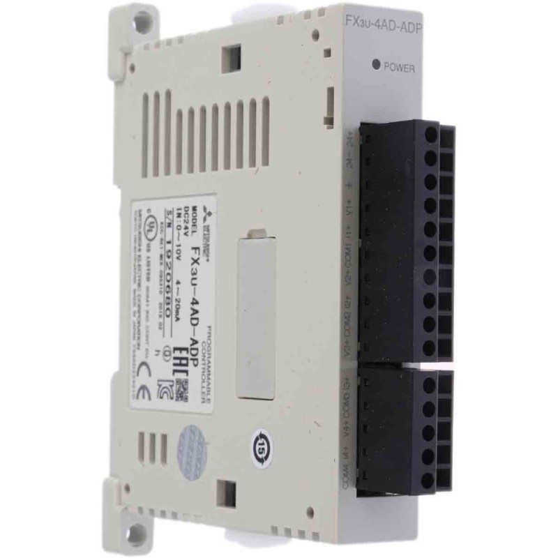 1 pcs - Mitsubishi FX3U Series Series PLC I/O Module for Use with FX3U Series, Analogue