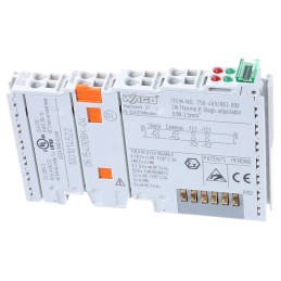 1 pcs - Wago TM5 Series PLC I/O Module for Use with 750 Series, Analogue