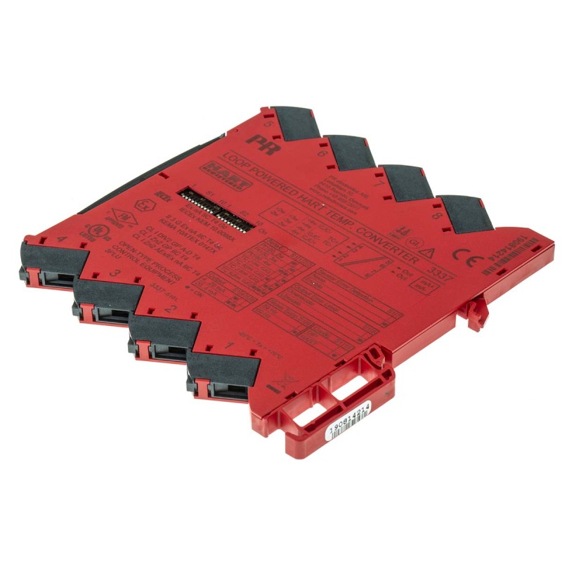 1 pcs - PR Electronics 3337 Temperature Transmitter Temperature Input, 6.2 - 35 V dc, -25 - +70 °C