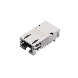 1 pcs : JT3-1101HL - Modular Connectors / Ethernet Connectors 1X1 TAB DOWN W/LED'S ETHERNET (NON PoE)