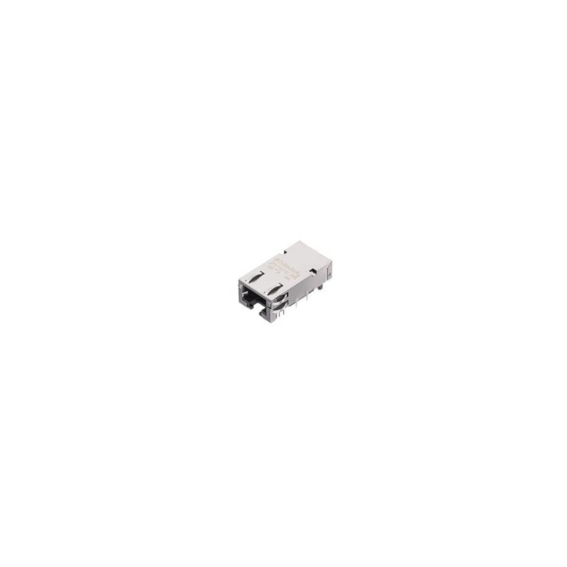 1 pcs : JT3-1101HL - Modular Connectors / Ethernet Connectors 1X1 TAB DOWN W/LED'S ETHERNET (NON PoE)