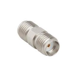 1 pcs : 132169SS - RF Adapters - In Series Adapter SMA Jack to SMA Jack