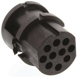 1 pcs - Bulgin Circular Connector, 10 Contacts, Cable Mount, Socket, Female, IP66, IP68, IP69K, Buccaneer 7000 Series