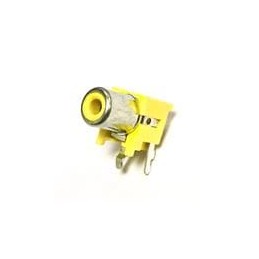 1 pcs : 156-0099-E - RCA Phono Connectors RCA Phono Jack Yellow