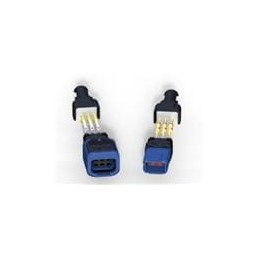 1 pcs : D369-R33-NP0 - Rectangular Mil Spec Connectors 4 Way 3P N-Key Pin Receptacle